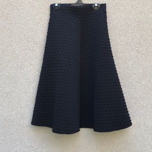Bubble detail a-line skirt